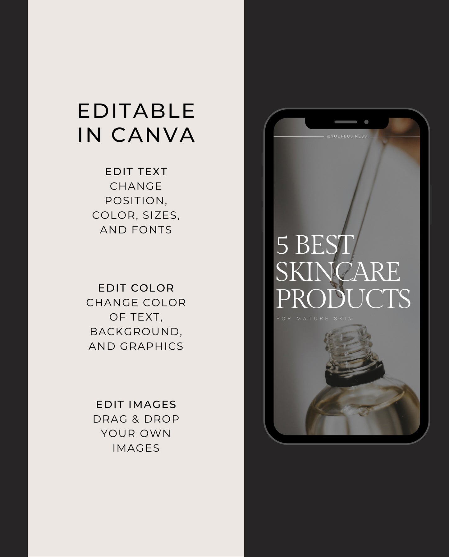 100+ ELEGANT NEUTRAL INSTAGRAM TEMPLATES FOR ESTHETICIANS