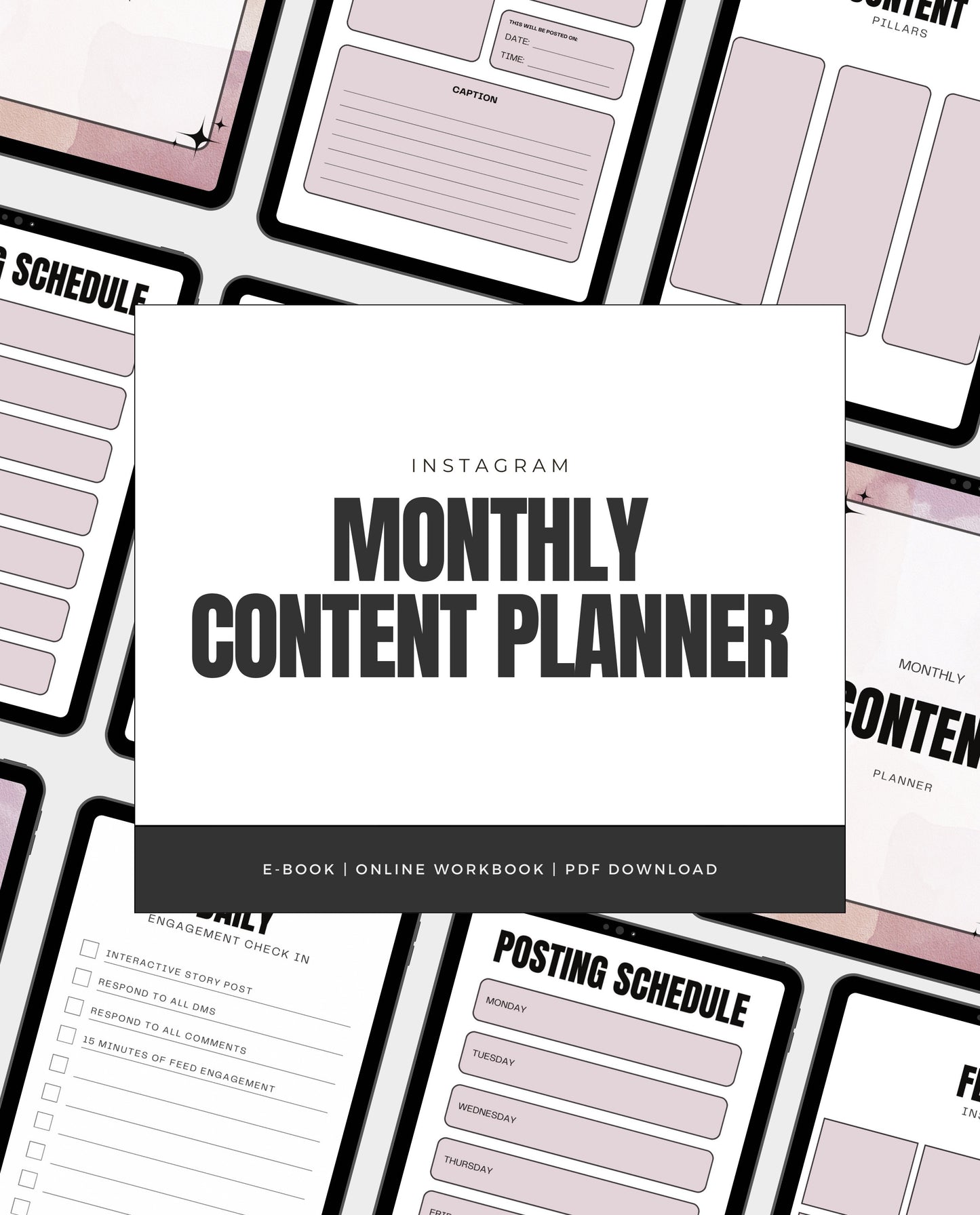 SOCIAL MEDIA CONTENT PLANNER (DIGITAL)